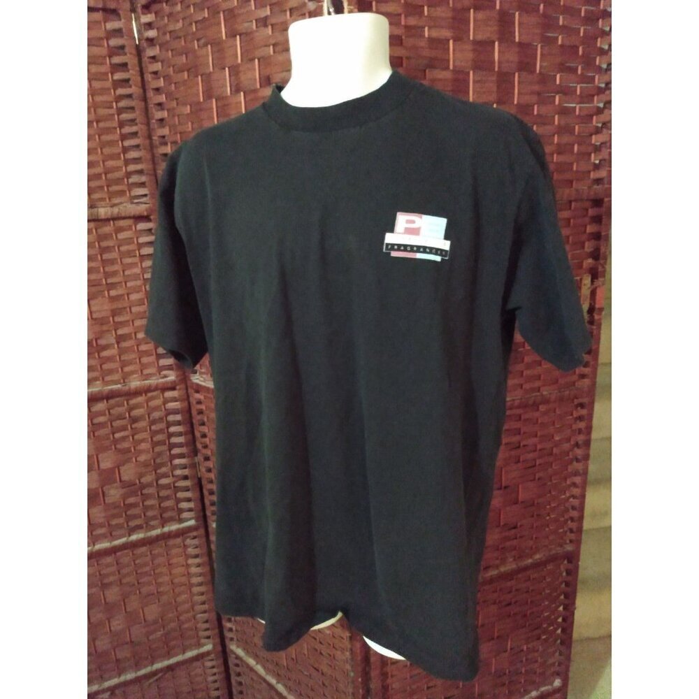Vintage Perry Ellis Fragrances T Shirt Single Stitch Perfume 90s XL